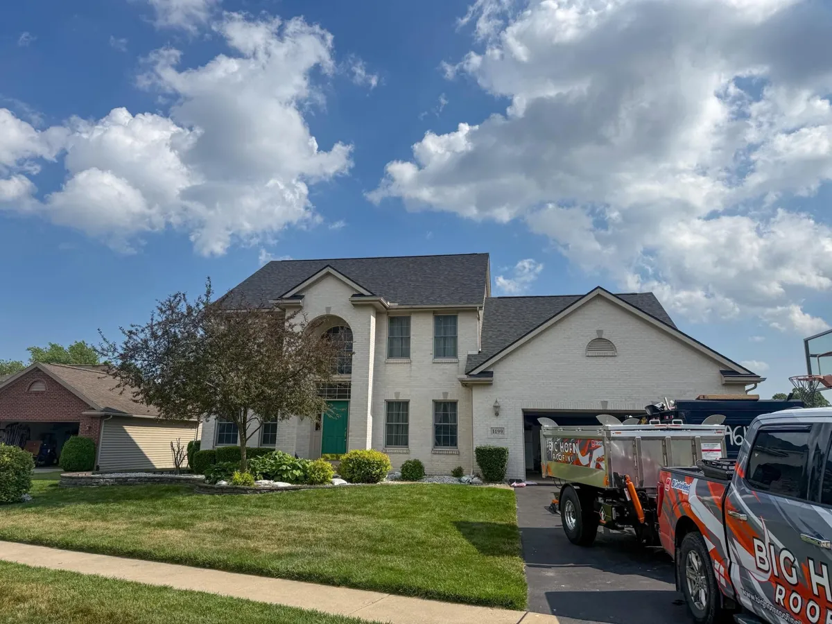 Finished roof by Big Horn Roofing, Napoleon OH roofing contractor