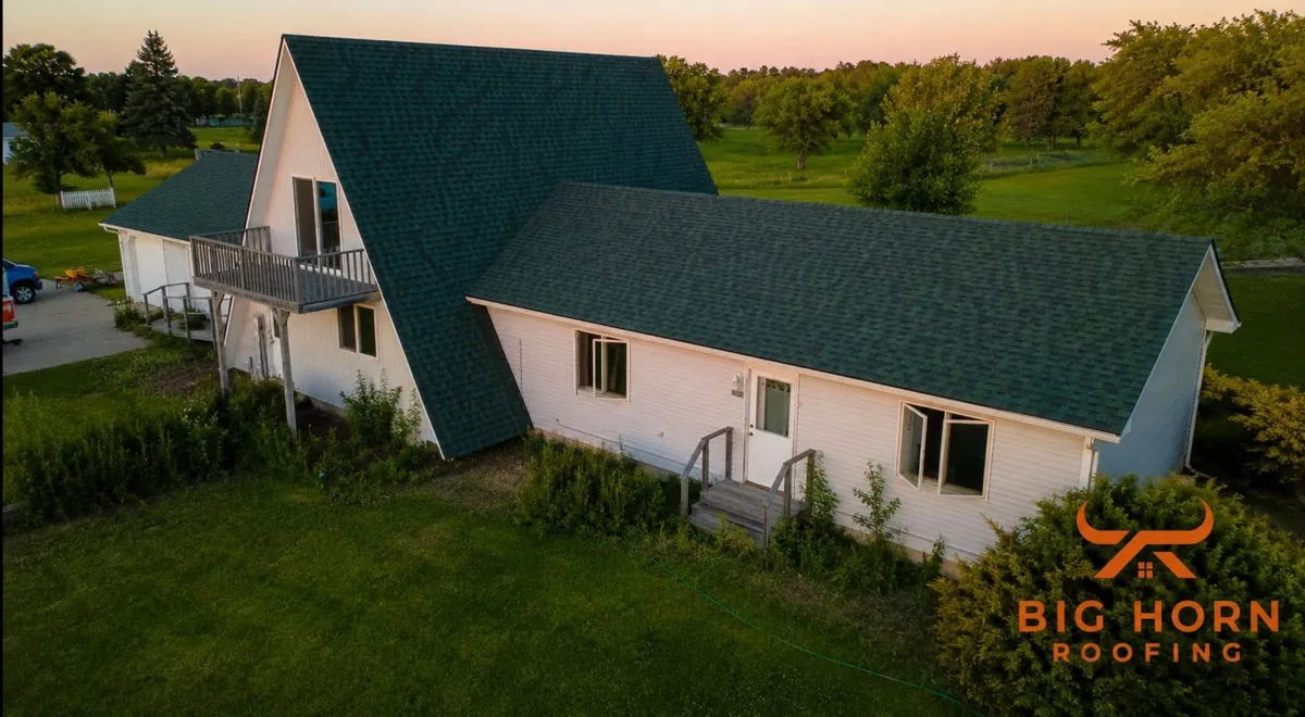 Residential roofing project by Big Horn Roofing near Napoleon, Ohio