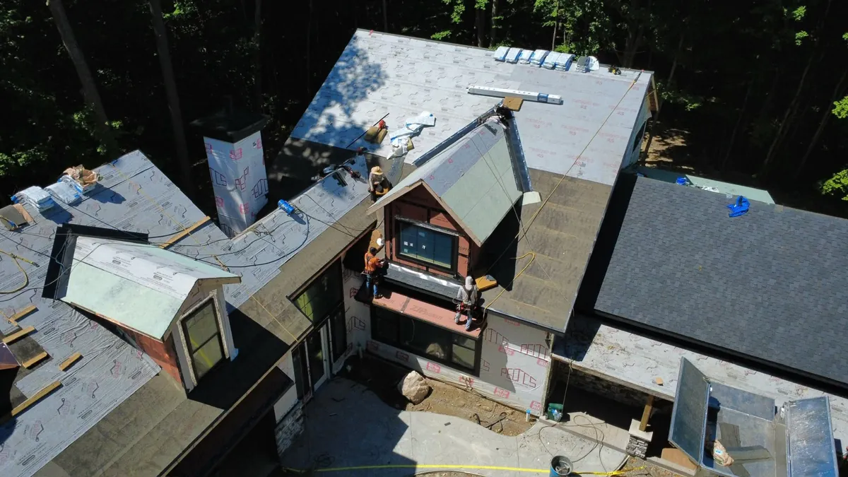 New roof installation by Big Horn Roofing in Henry County, Ohio