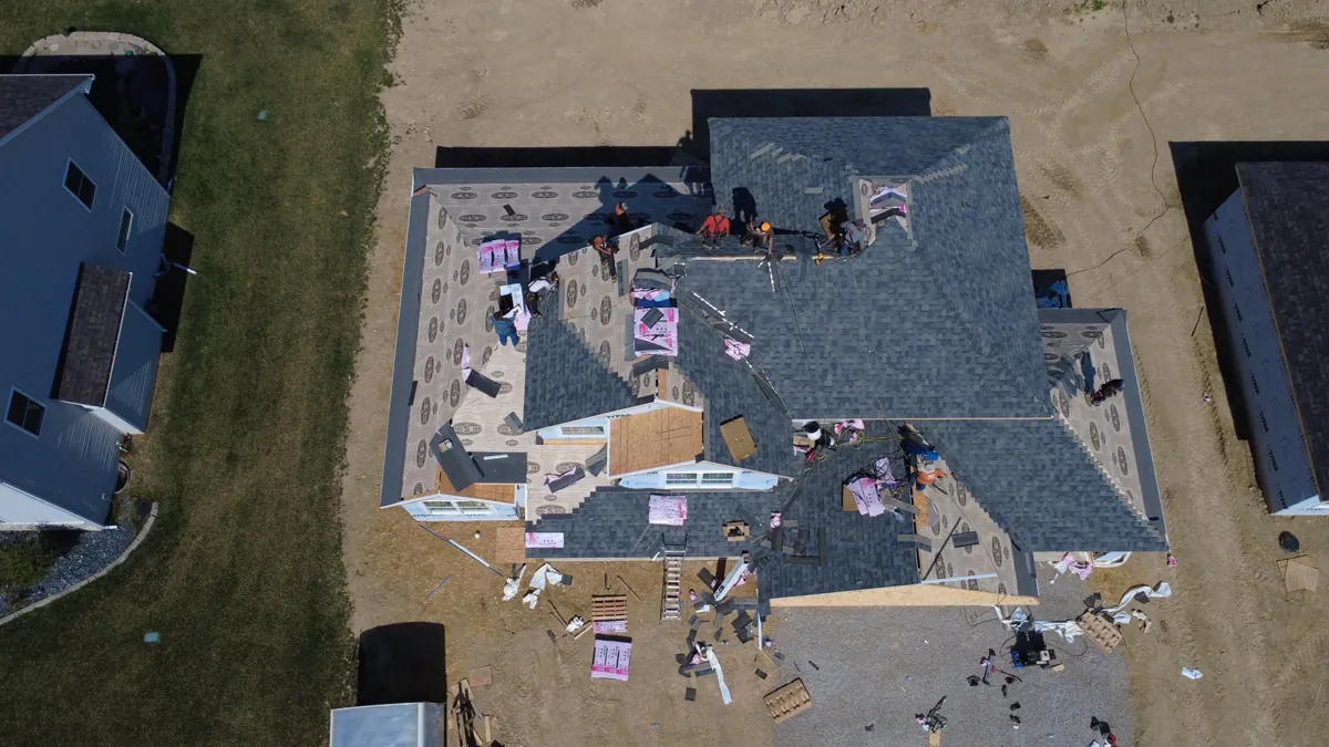 New roof installation by Big Horn Roofing in Henry County, Ohio