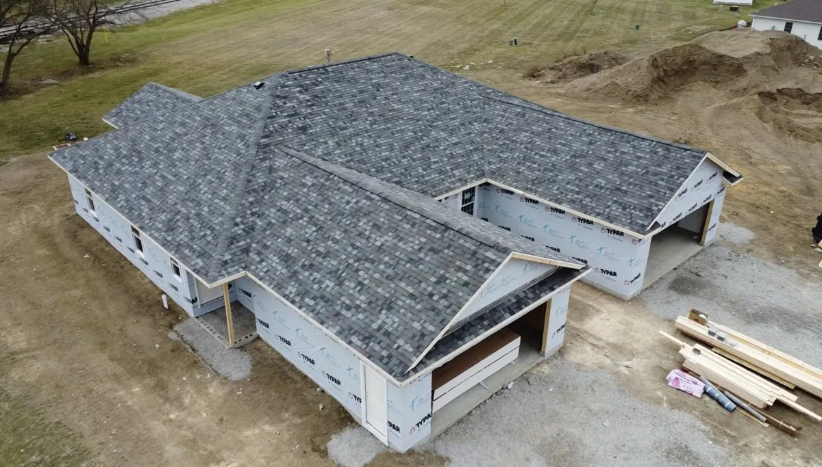 Big Horn Roofing crew project in the Napoleon, Ohio area