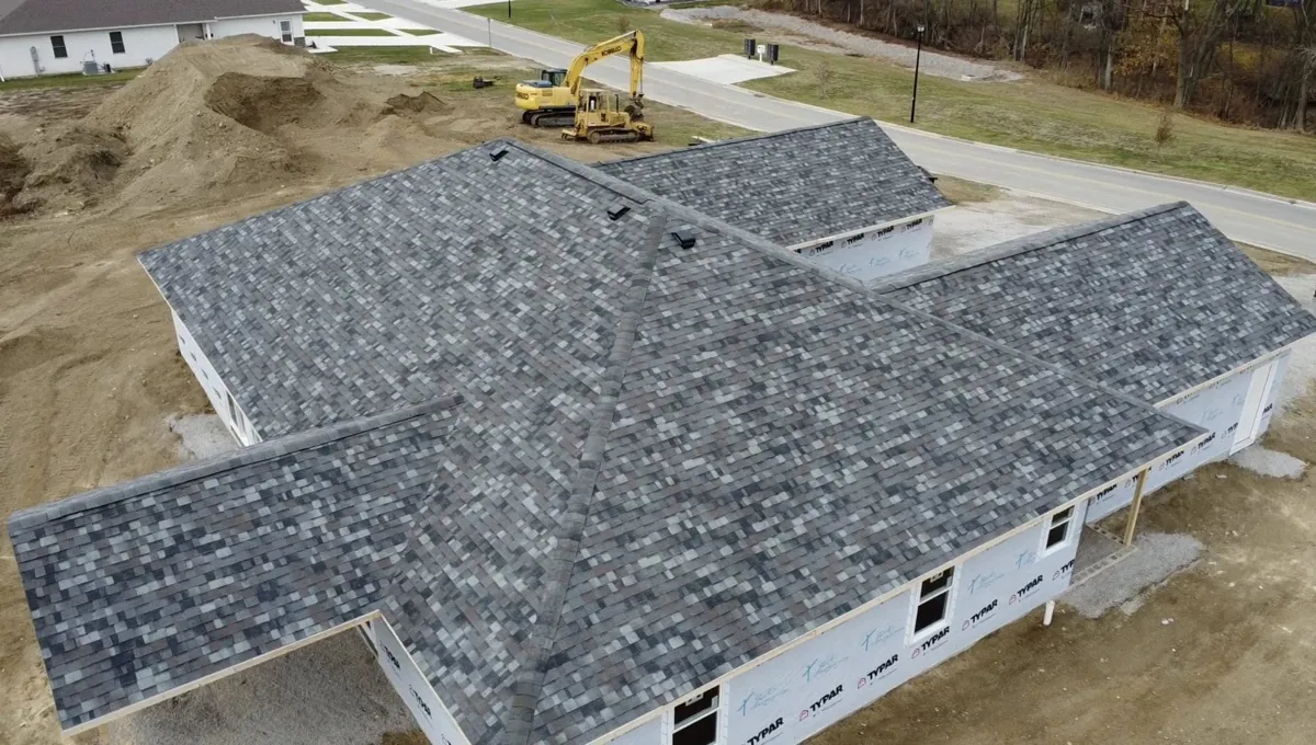 Finished roof by Big Horn Roofing, Napoleon OH roofing contractor