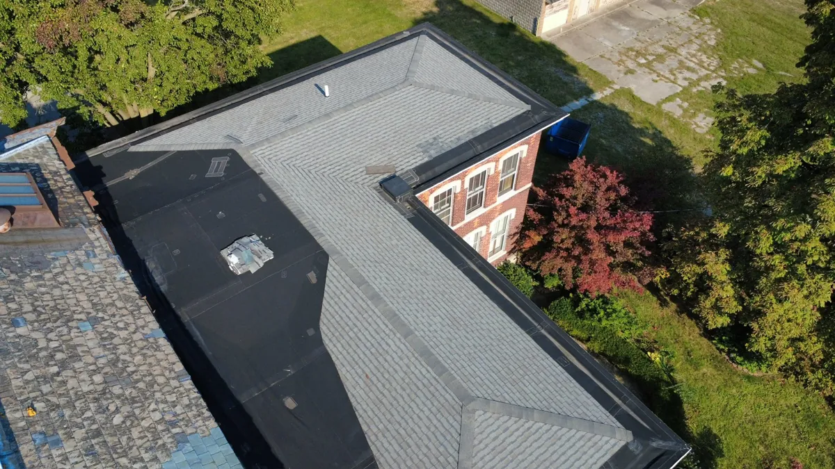Big Horn Roofing crew project in the Napoleon, Ohio area