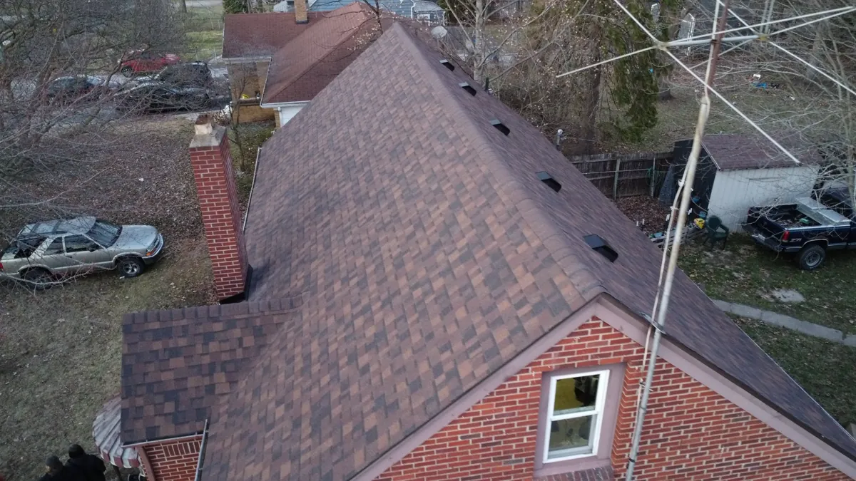 Big Horn Roofing crew project in the Napoleon, Ohio area