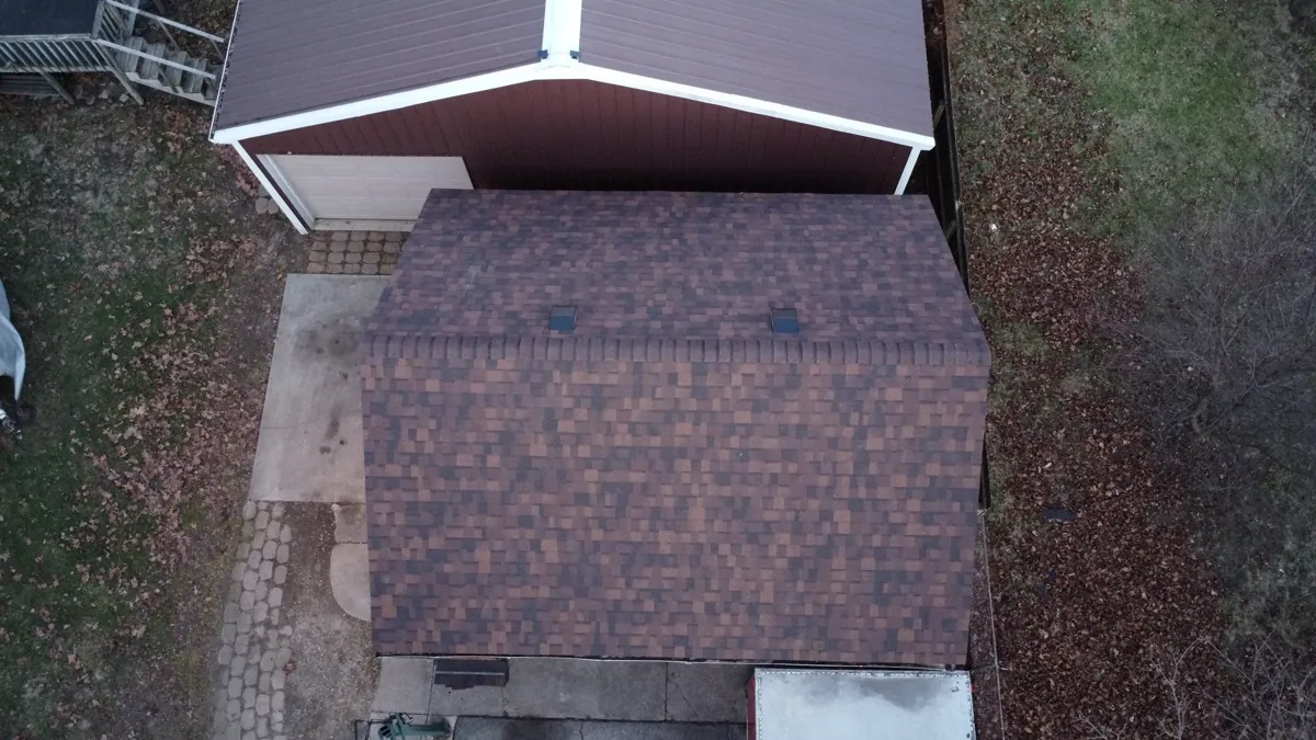 Finished roof by Big Horn Roofing, Napoleon OH roofing contractor