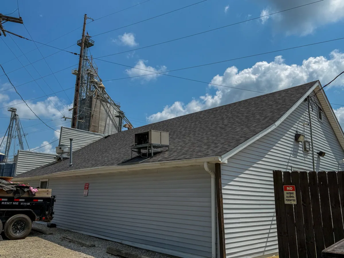 Roof repair work by Big Horn Roofing in Northwest Ohio